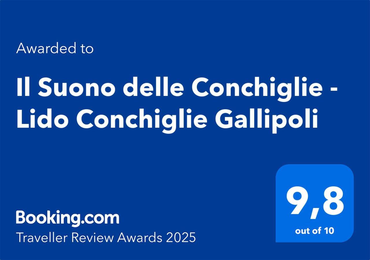 Il Suono Delle Conchiglie - Lido Conchiglie Gallipoli Eksteriør billede